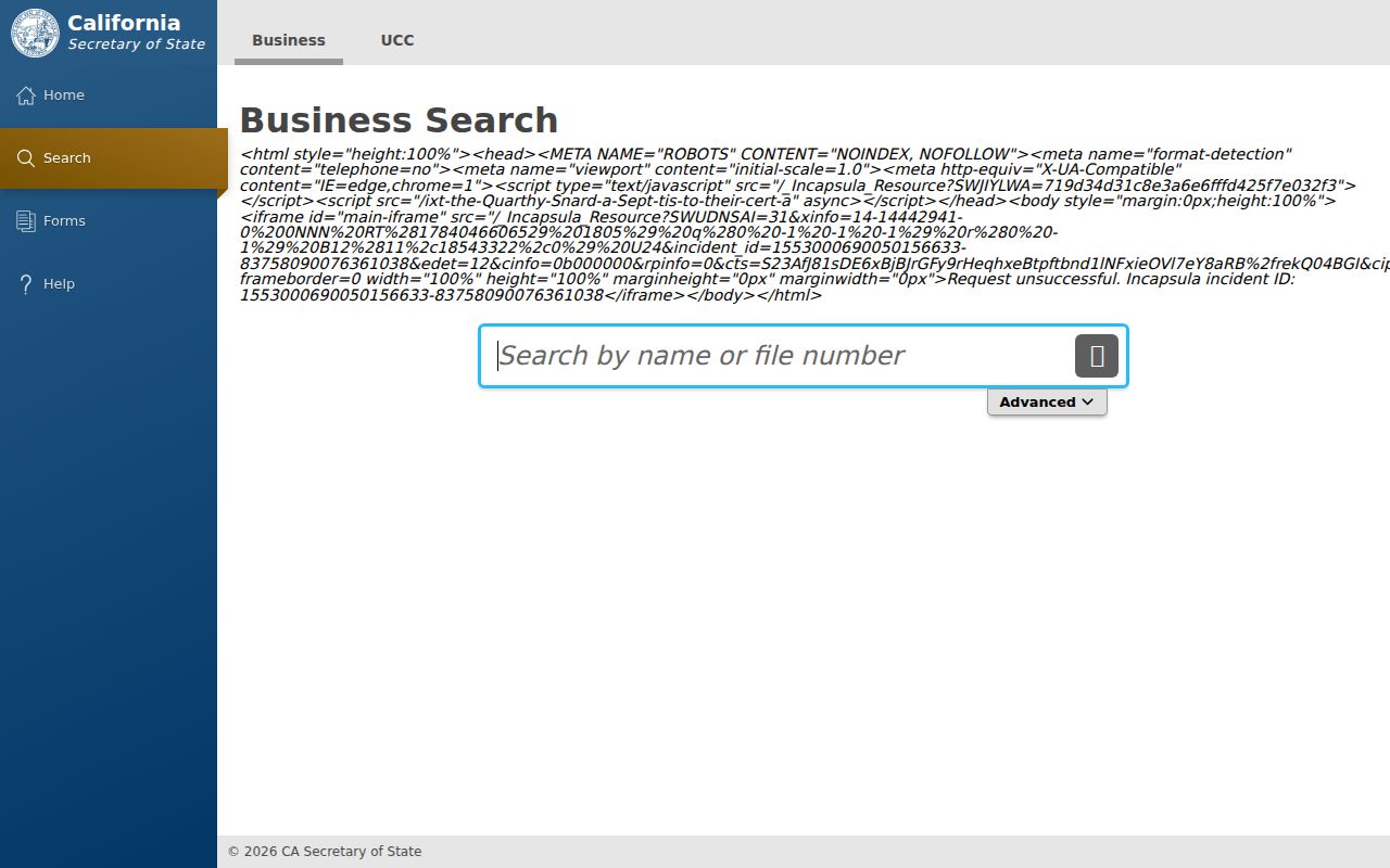 Santa Rosa people search California business records portal