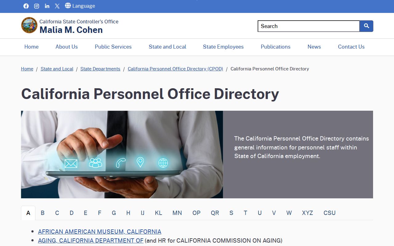 Santa Rosa people directories California personnel office index